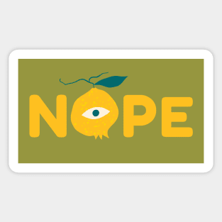 NOPE Sticker